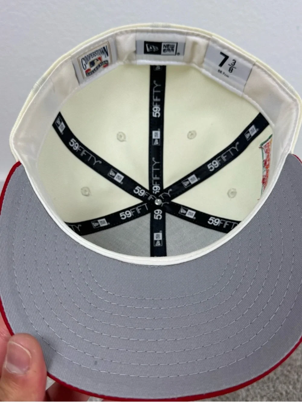 Dodgers fitted cap 7 3/8 - Picture 10 of 11